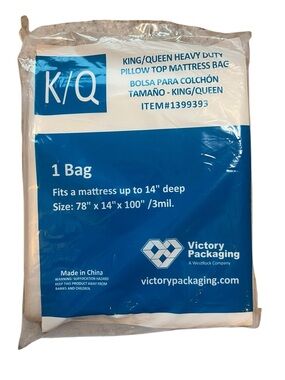 New King/Queen Heavy Duty Pillow Top Mattress Bag